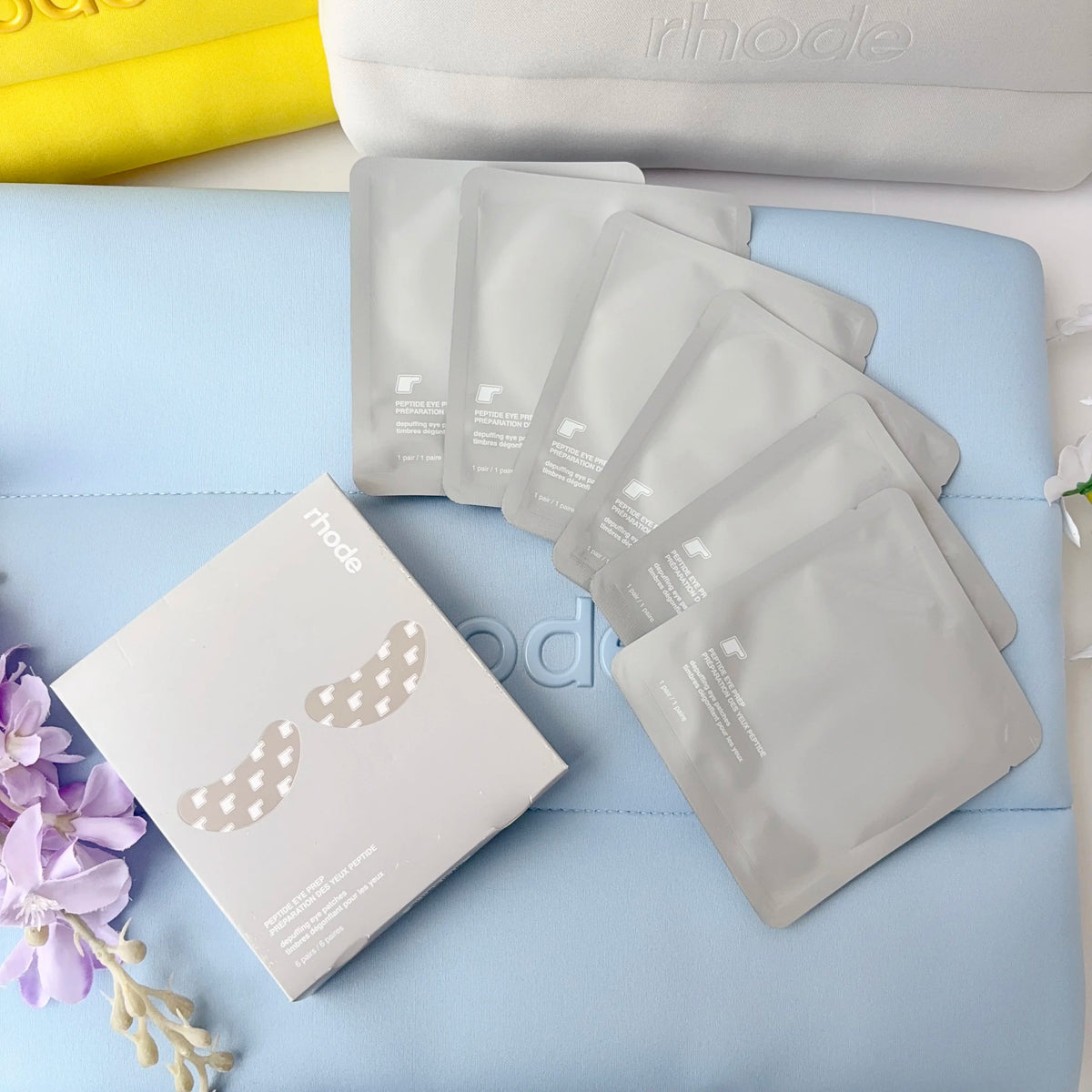 Rhode Skincare Essentials – Glazing Milk, Pineapple Refresh, Face Cream & Eye Patches