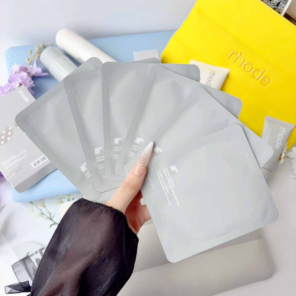 Rhode Skincare Essentials – Glazing Milk, Pineapple Refresh, Face Cream & Eye Patches